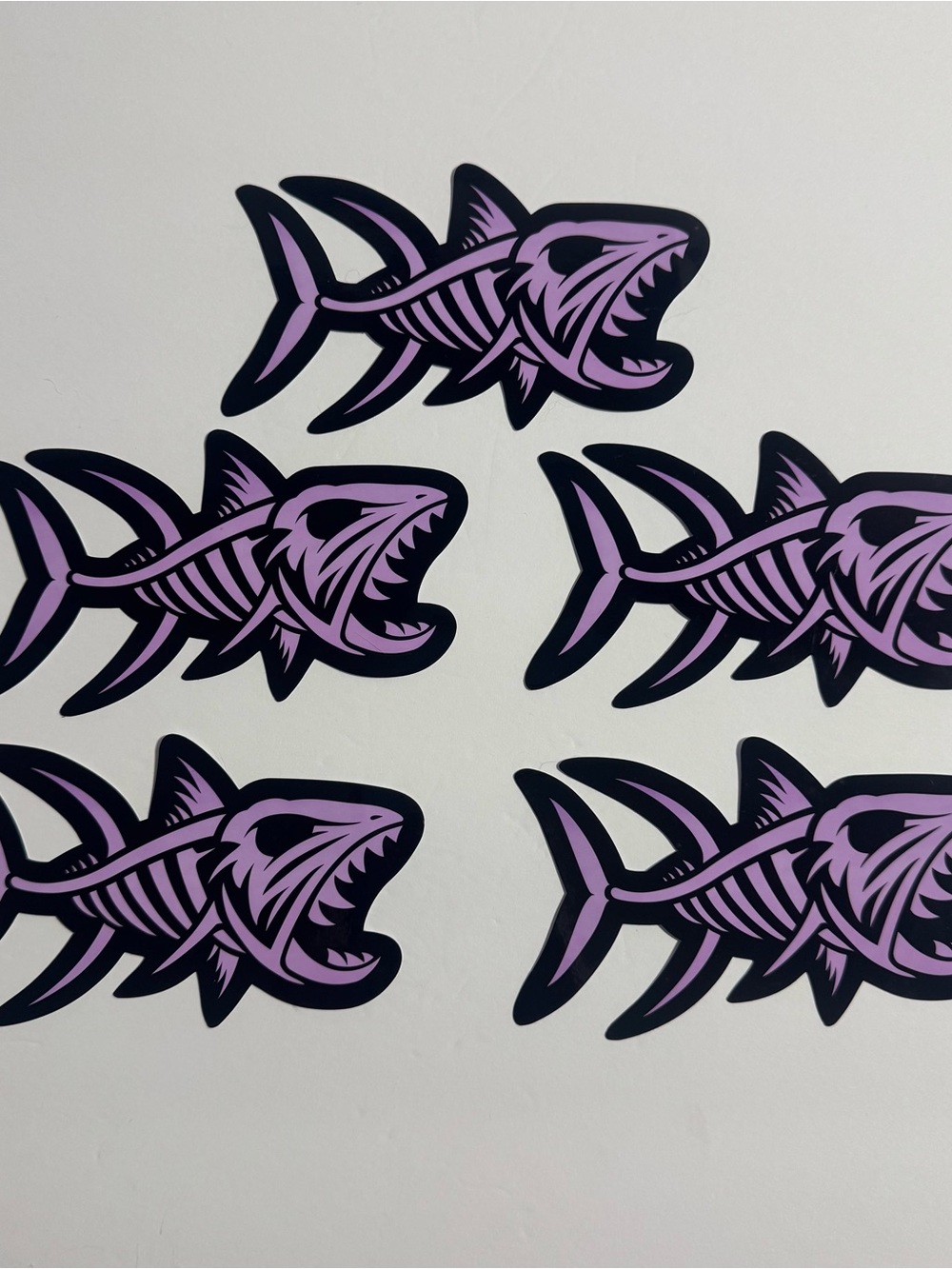 Lot Of 5 Psycho Tuna Sticker Decals